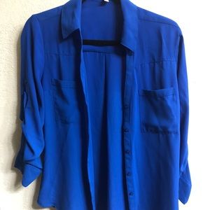 Button up express blouse